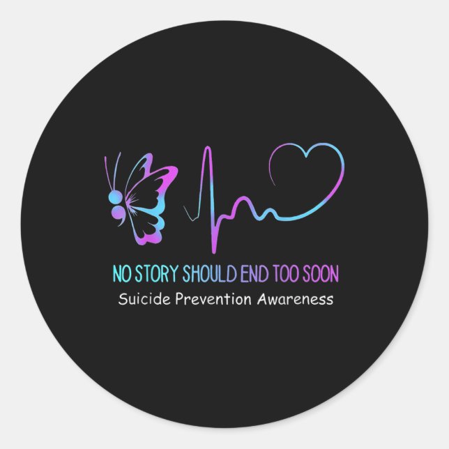 Adesivo Redondo Semicolon Butterfly H (Frente)