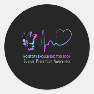Adesivo Redondo Semicolon Butterfly H
