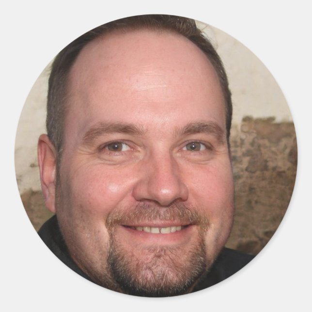 Adesivo Redondo Sempre Seja Você Mesmo (Frente)