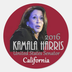 Adesivo Redondo Senado 2016 de Kamala Harris