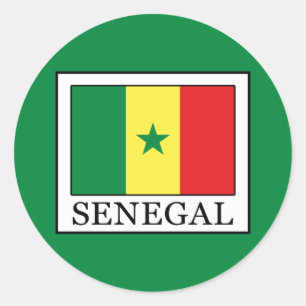 Adesivo Redondo Senegal