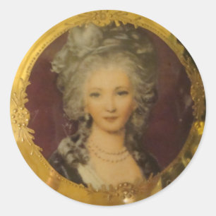 Adesivo Redondo Senhora Bela