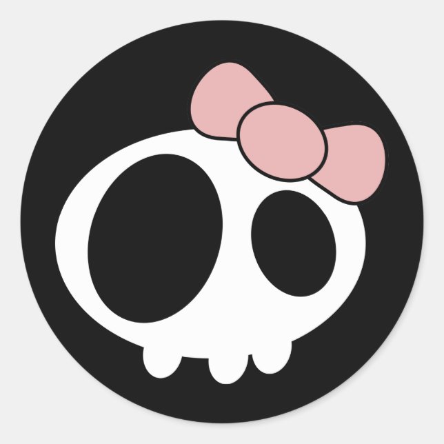 Adesivo Redondo Senhora Escura (Frente)