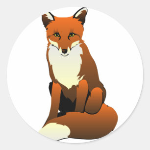 Adesivo Redondo Senhora Foxy