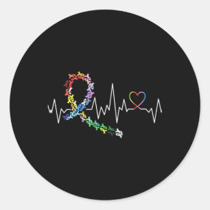 Adesivo Redondo Sensibilização do cancer Todos os Canceres são imp