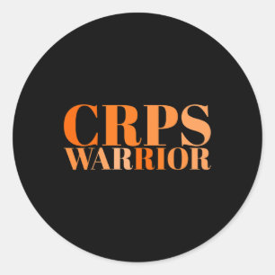 Adesivo Redondo Sensibilização Do Guerreiro Do Crps Rsd Crps