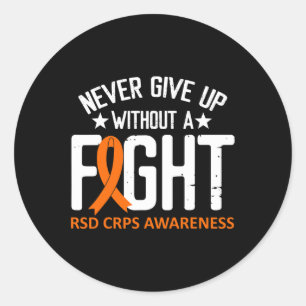 Adesivo Redondo Sensibilização Do Rsd Crps Sem Luta Contra A Fita 