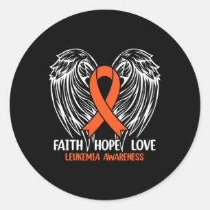 Adesivo Redondo Sensibilização dos Laranja Sobreviventes Homens