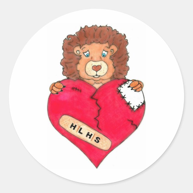 ADESIVO REDONDO SENSIBILIZAÇÃO HLHS (Frente)