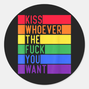 Adesivo Redondo Sensibilização LGBT Gay