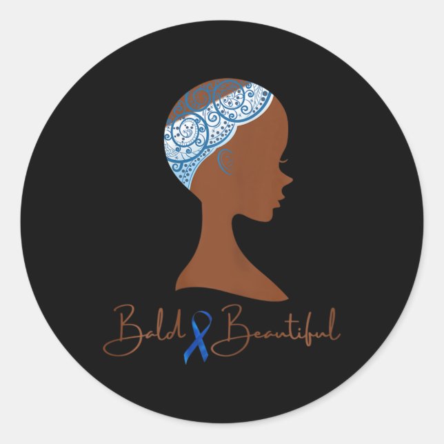 Adesivo Redondo Sensibilização para a Alopécia 12 (Frente)