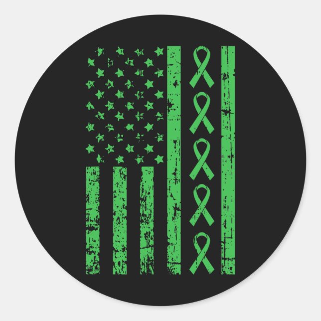 Adesivo Redondo Sensibilização Para A Doença Dos Rins Mamãe Guerre (Frente)