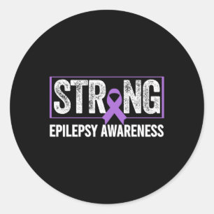 Adesivo Redondo Sensibilização para a epilepsia - Sensibilização p