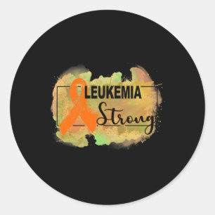 Adesivo Redondo Sensibilização para a Leucemia 1