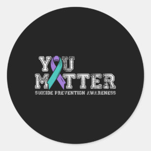 Adesivo Redondo Sensibilização para a Prevenção ao Suicídio da Fit