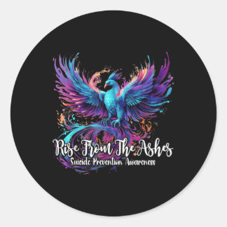 Adesivo Redondo Sensibilização Para A Prevenção Do Suicídio Ss Cut