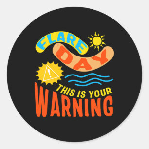 Adesivo Redondo Sensibilização para a Síndrome da Dor Regional Com