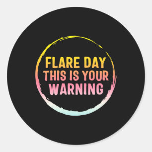 Adesivo Redondo Sensibilização para a Síndrome da Dor Regional Com