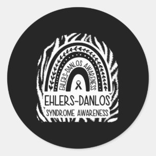 Adesivo Redondo Sensibilização para a síndrome de Ehlers Danlos