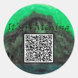 Adesivo Redondo Sentiaverum QR Sticker 2