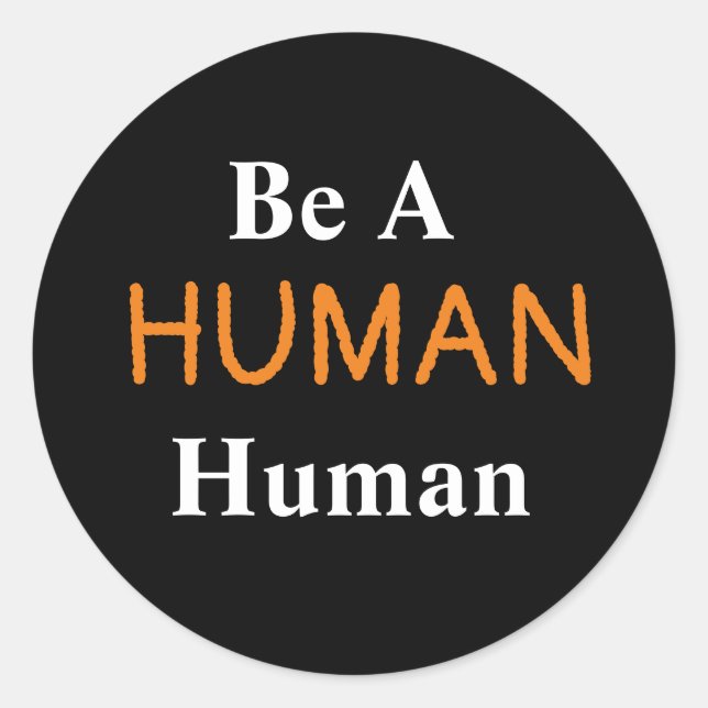Adesivo Redondo Ser humano (Frente)