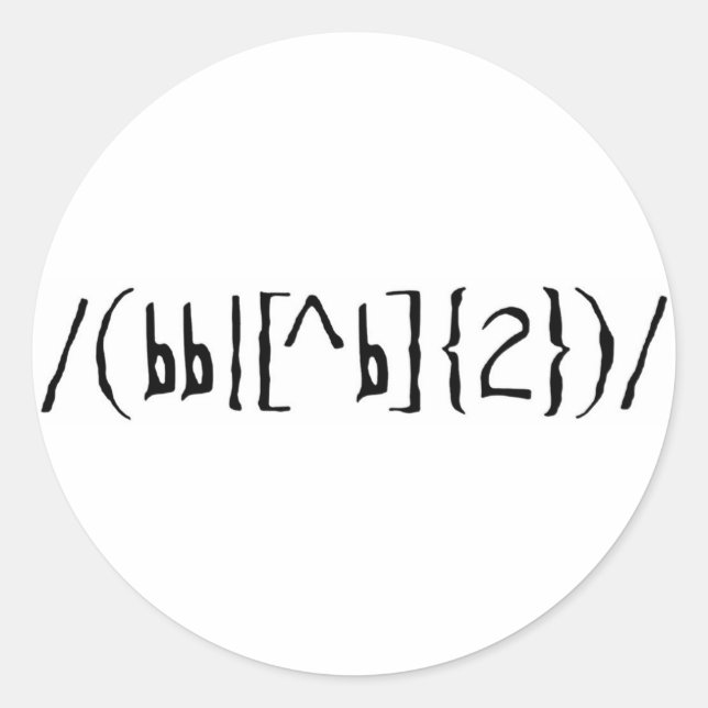 Adesivo Redondo Ser Ou Não Ser (Frente)