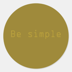 Adesivo Redondo ser simples
