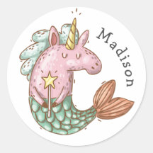 Sereia Whimsical Unicorn com Nome