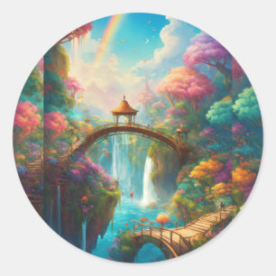 Adesivo Redondo Serenidade na Coleção de Camiseiros Naturais