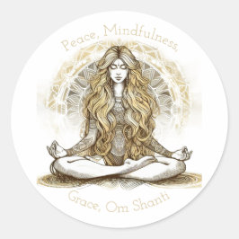 Adesivo Redondo Serenidade na Estilidade