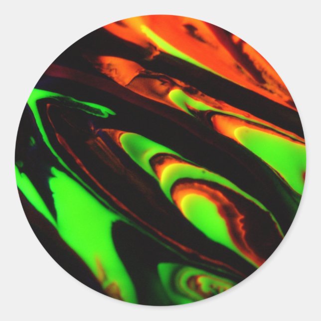 Adesivo Redondo Série #17 TLuv.Design© "Phantasmagoria" (Frente)