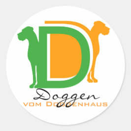 Adesivo Redondo série amarela DD Doggen