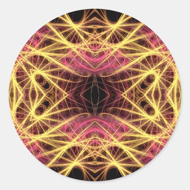 Adesivo Redondo série de psicadesivos (Frente)