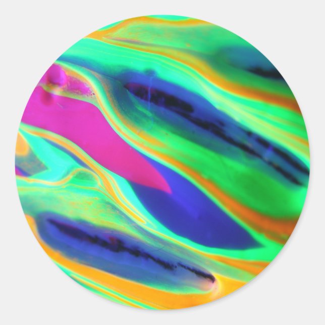 Adesivo Redondo Série "Phantasmagoria" TLuv.Design (Frente)