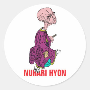 Adesivo Redondo Série Yokai: Nurari hyon