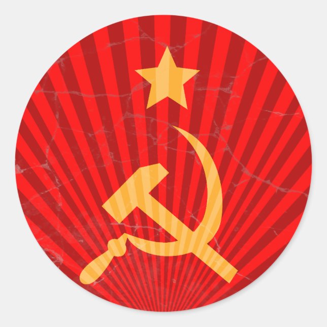 Adesivo Redondo Serp i Molot (Frente)