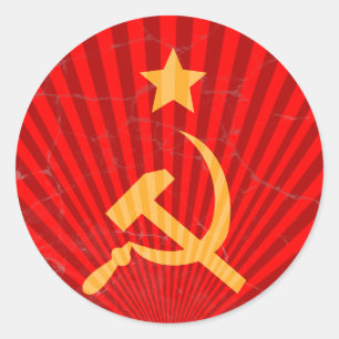 Adesivo Redondo Serp i Molot