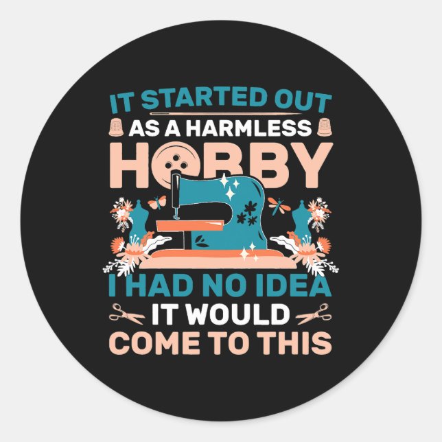 Adesivo Redondo Serragem de Embroboras de Enxofre de Semente (Frente)