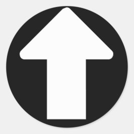 Adesivo Redondo Seta branca