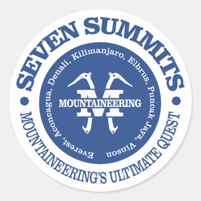 Adesivo Redondo Sete Cimeiras (Frente)