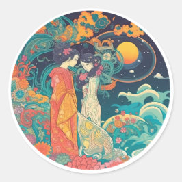 Adesivo Redondo Seu Amor, Seu Caminho