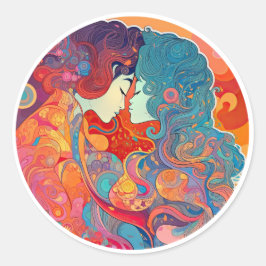 Adesivo Redondo Seu Amor, Seu Caminho