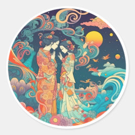 Adesivo Redondo Seu Amor, Seu Caminho