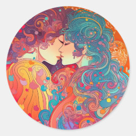 Adesivo Redondo Seu Amor, Seu Caminho