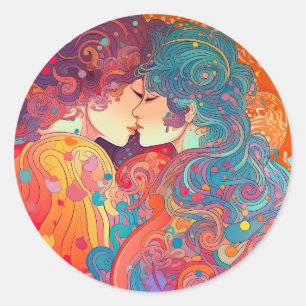 Adesivo Redondo Seu Amor, Seu Caminho