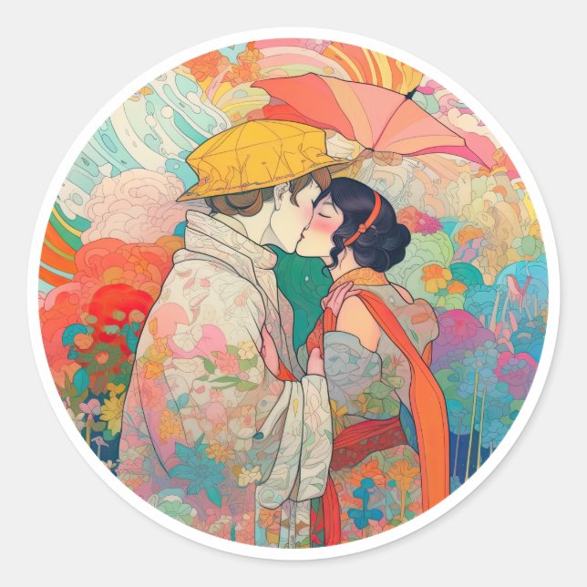 Adesivo Redondo Seu Amor, Seu Caminho (Frente)