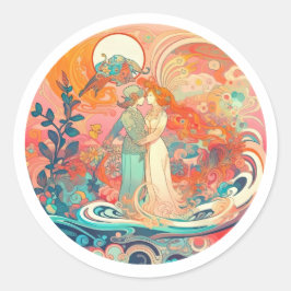 Adesivo Redondo Seu Amor, Seu Caminho