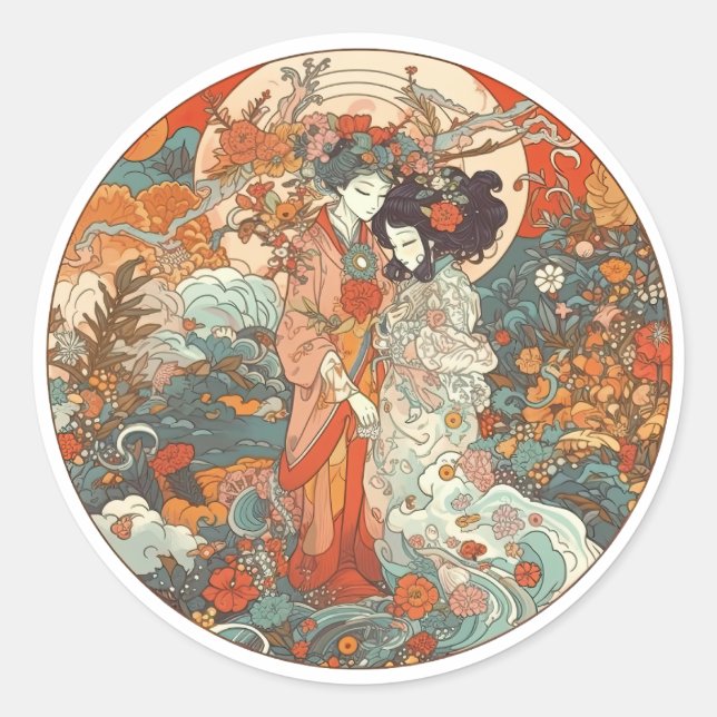 Adesivo Redondo Seu Amor, Seu Caminho (Frente)