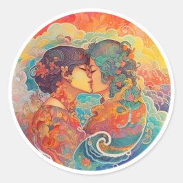 Adesivo Redondo Seu Amor, Seu Caminho