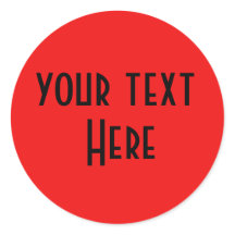 seu autocolante vermelho